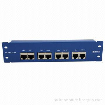 RJ45 Date Module, Fits for Multimedia Boxes with Blue Color